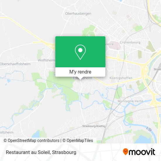 Restaurant au Soleil plan