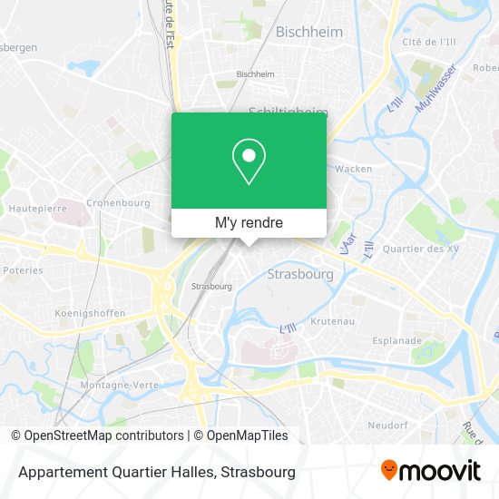 Appartement Quartier Halles plan