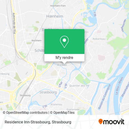 Residence Inn-Strasbourg plan