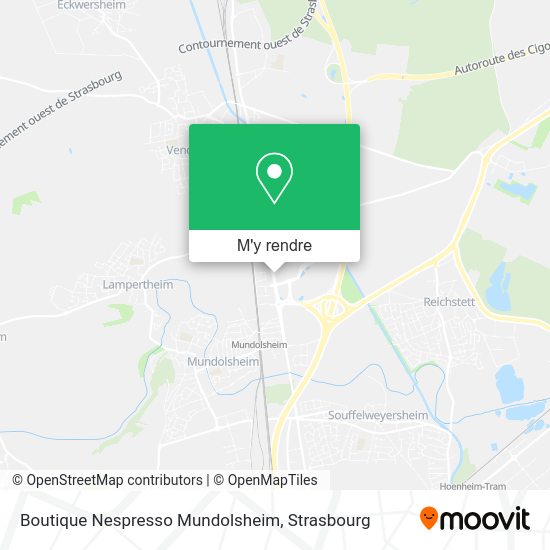 Boutique Nespresso Mundolsheim plan