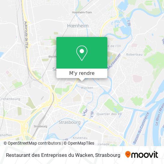 Restaurant des Entreprises du Wacken plan