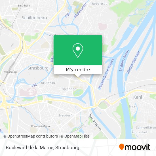 Boulevard de la Marne plan