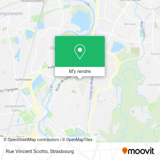 Rue Vincent Scotto plan