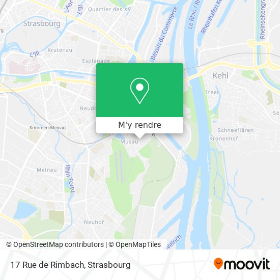 17 Rue de Rimbach plan
