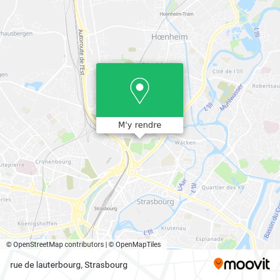 rue de lauterbourg plan