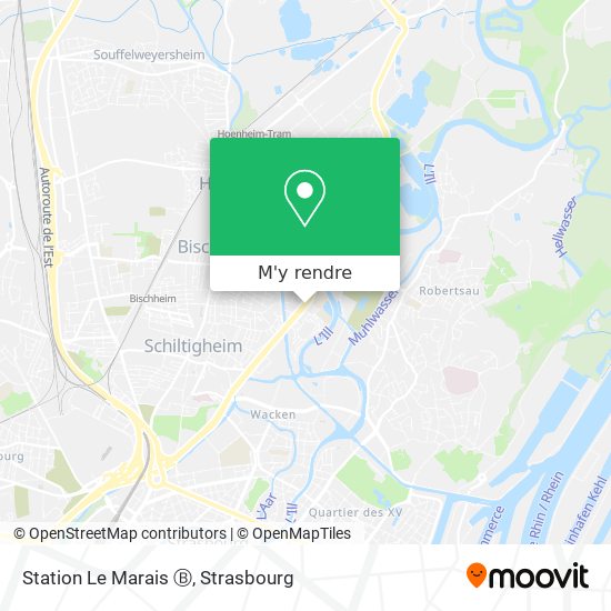 Station Le Marais Ⓑ plan