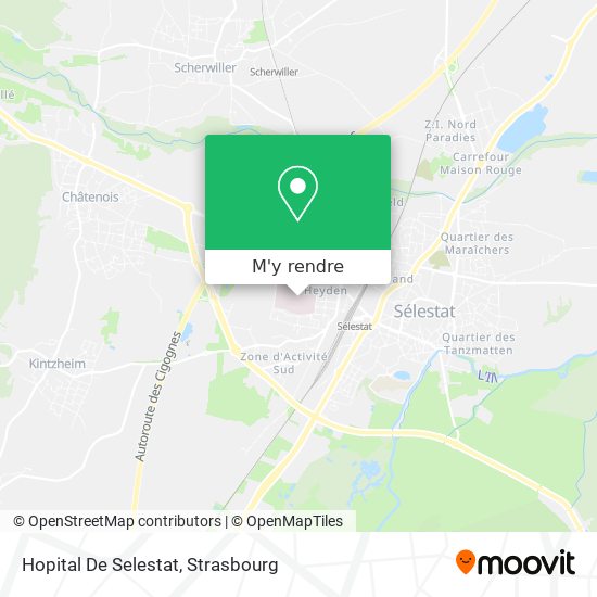 Hopital De Selestat plan