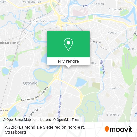 AG2R - La Mondiale Siège région Nord-est plan