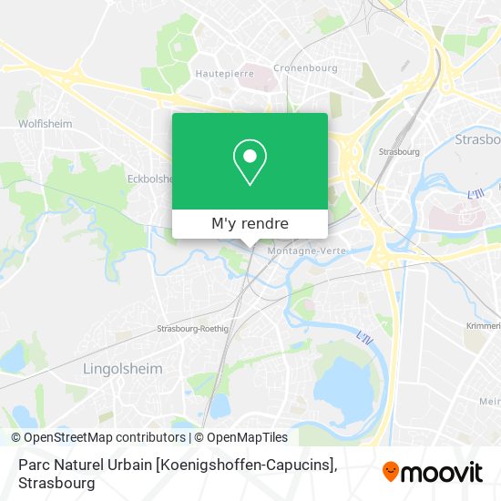 Parc Naturel Urbain [Koenigshoffen-Capucins] plan
