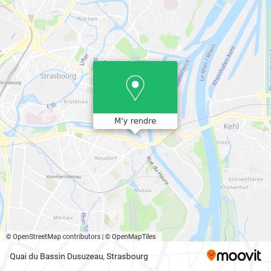 Quai du Bassin Dusuzeau plan