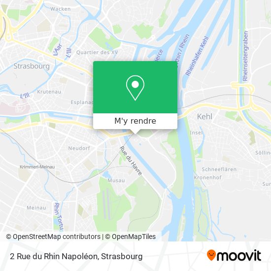 2 Rue du Rhin Napoléon plan