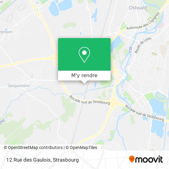 12 Rue des Gaulois plan