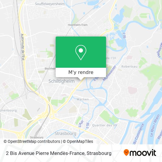 2 Bis Avenue Pierre Mendès-France plan