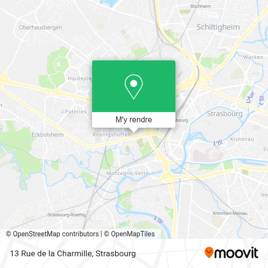 13 Rue de la Charmille plan