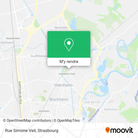 Rue Simone Veil plan