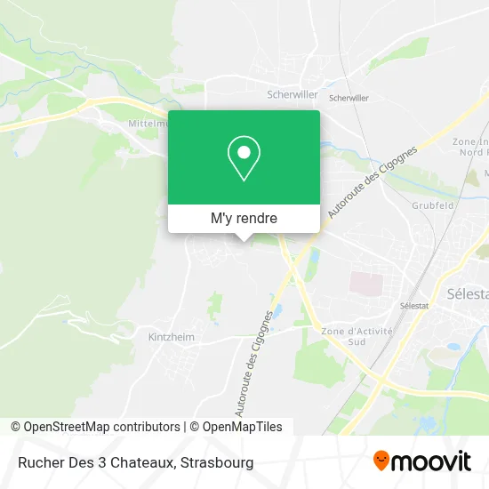 Rucher Des 3 Chateaux plan