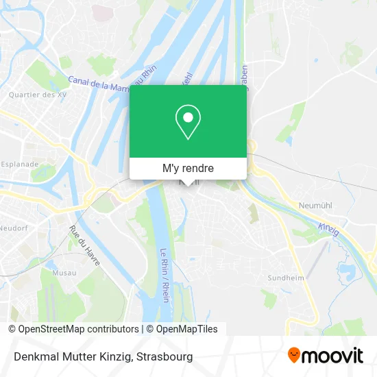 Denkmal Mutter Kinzig plan