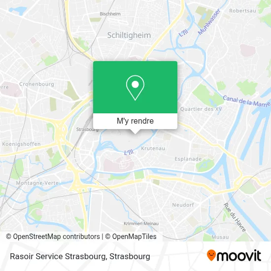 Rasoir Service Strasbourg plan