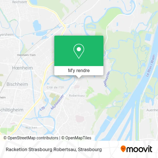 Racketlon Strasbourg Robertsau plan