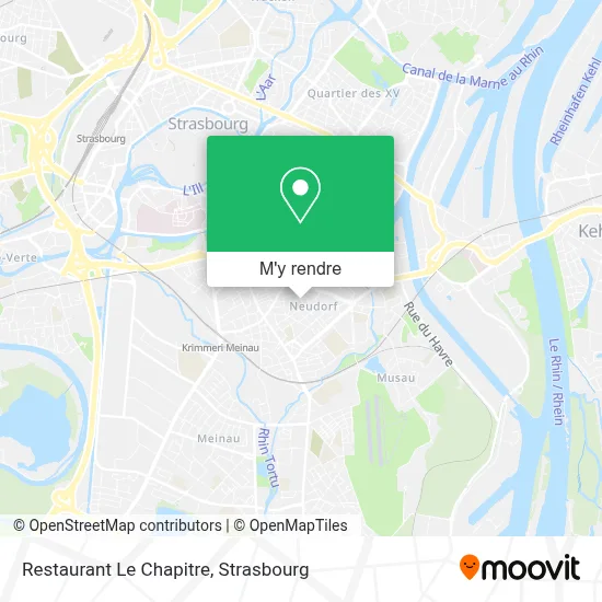 Restaurant Le Chapitre plan