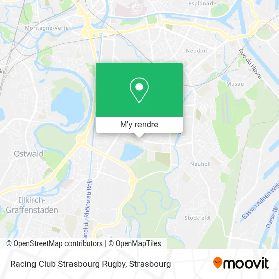 Racing Club Strasbourg Rugby plan