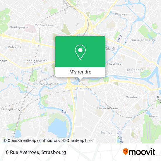 6 Rue Averroès plan