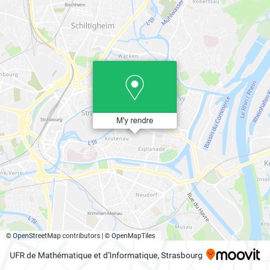 UFR de Mathématique et d’Informatique plan