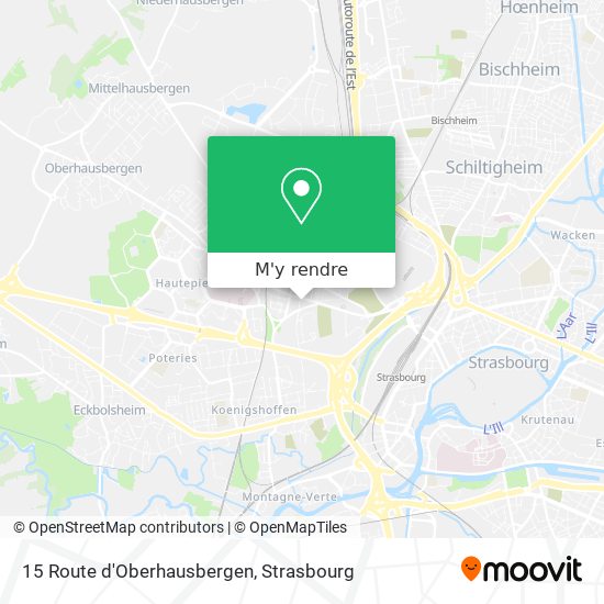 15 Route d'Oberhausbergen plan