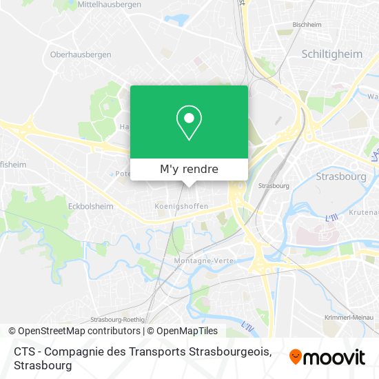 CTS - Compagnie des Transports Strasbourgeois plan