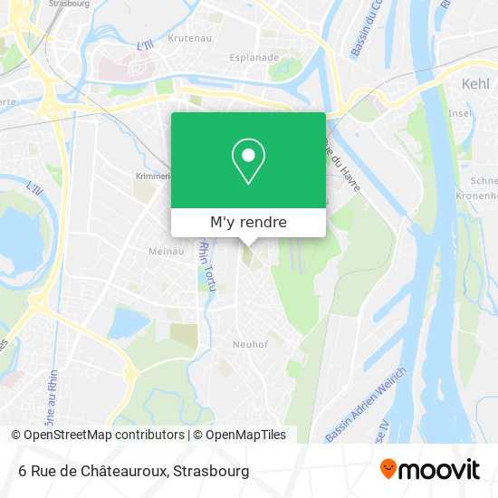 6 Rue de Châteauroux plan