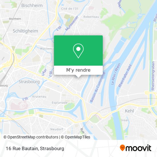 16 Rue Bautain plan