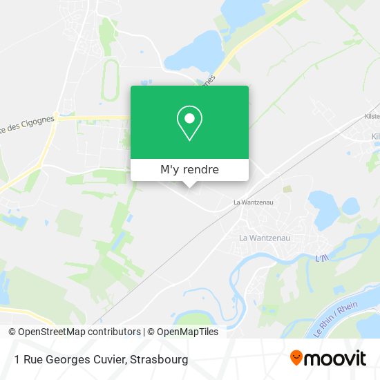 1 Rue Georges Cuvier plan