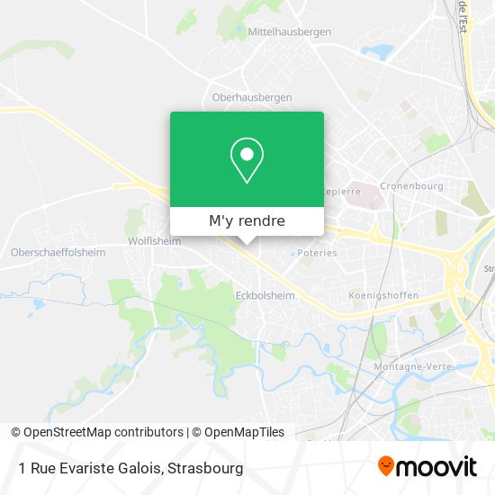 1 Rue Evariste Galois plan