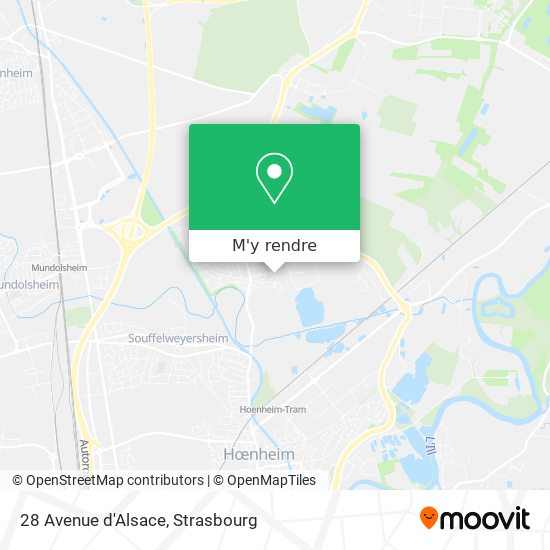 28 Avenue d'Alsace plan