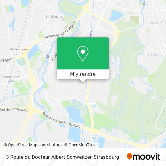 3 Route du Docteur-Albert-Schweitzer plan