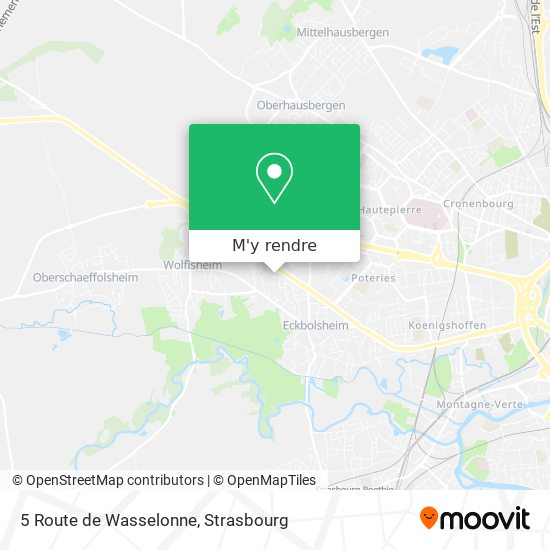 5 Route de Wasselonne plan