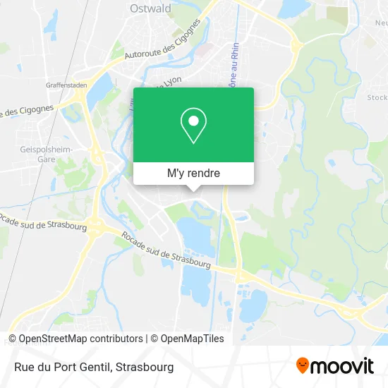 Rue du Port Gentil plan