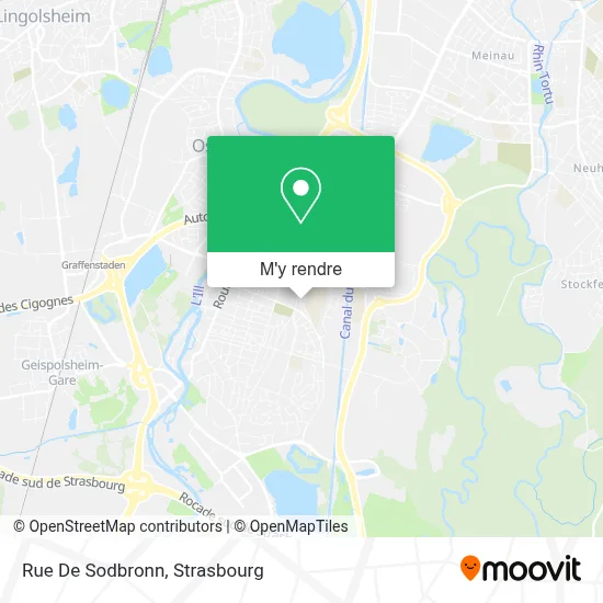 Rue De Sodbronn plan