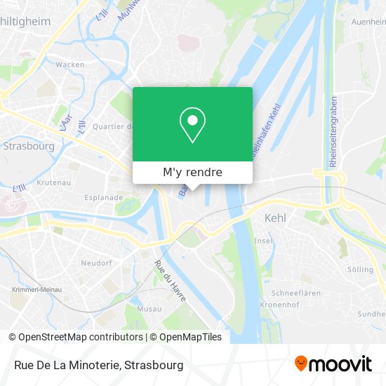 Rue De La Minoterie plan