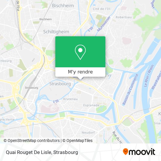 Quai Rouget De Lisle plan
