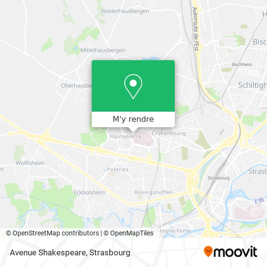 Avenue Shakespeare plan