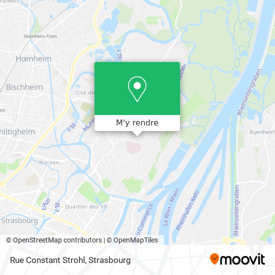 Rue Constant Strohl plan