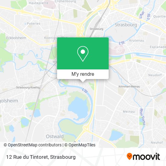 12 Rue du Tintoret plan