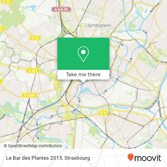 Le Bar des Plantes 2015, Place Saint-Pierre-le-Vieux 67000 Strasbourg plan