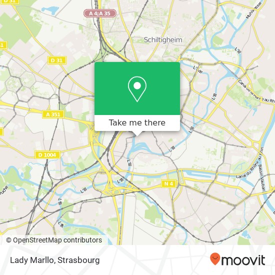 Lady Marllo, 14 Grand'Rue 67000 Strasbourg plan