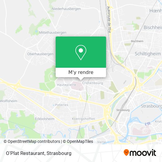 O'Plat Restaurant plan