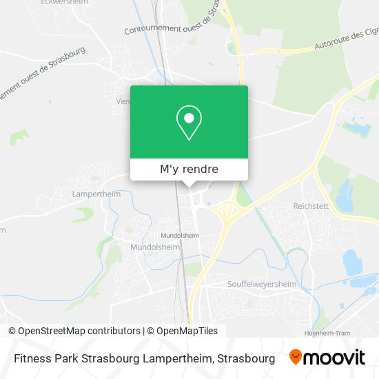 Fitness Park Strasbourg Lampertheim plan