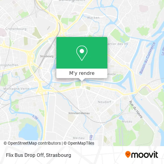 Flix Bus Drop Off plan