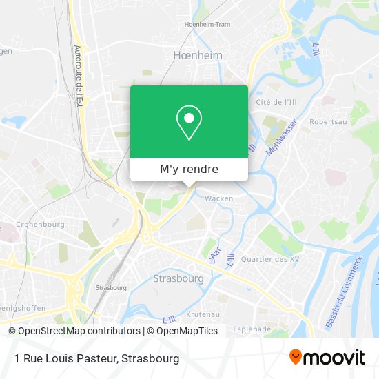 1 Rue Louis Pasteur plan