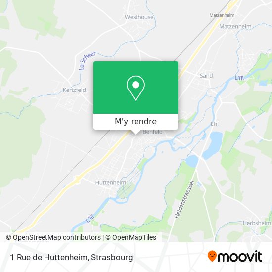 1 Rue de Huttenheim plan